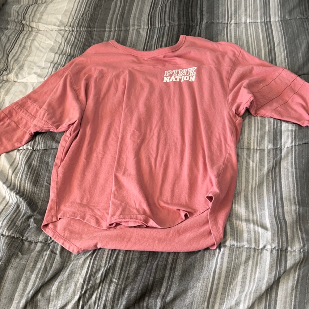 Dark nude pink shirt from pink